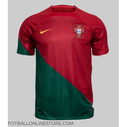 Billige Portugal Diogo Dalot #2 Hjemmetrøye VM 2022 Kortermet